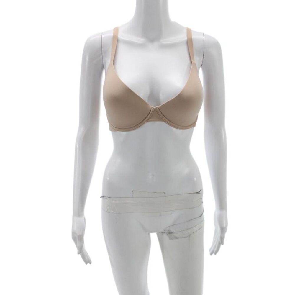 Skims Womens Fits Everybody Scoop Plunge Bra Beige Size 34 DD